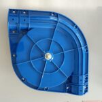 curva blu plastica